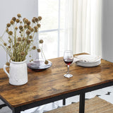 Table + bancs "Malaga" métal bois